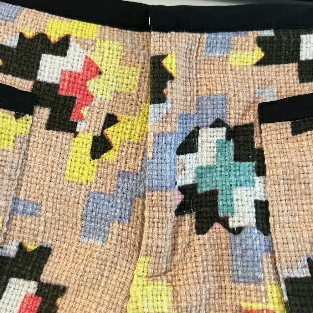 RACHEL Rachel Roy Multicolor Patterned Shorts - Picture 3 of 8